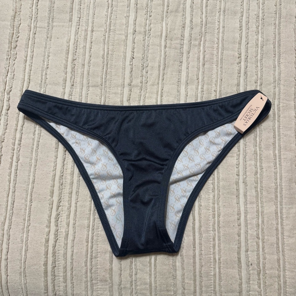 NWT Victoria's Secret Charcoal Cheeky Bikini Bottom